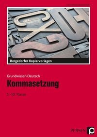 Produktbild: Kommasetzung