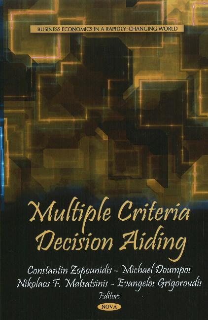 Produktbild: Multiple Criteria Decision Aiding