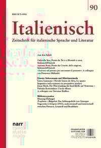Produktbild: Italienisch Band 90 | 45. Jahrgang, Heft 2