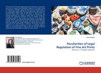 Produktbild: Peculiarities of Legal Regulation of Fine Art Prints
