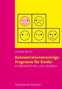 Bild vom Artikel Konzentrationstrainings-Programm für Kinder. Arbeitsheft III: 3. und 4. Schulklasse vom Autor Christine Ettrich