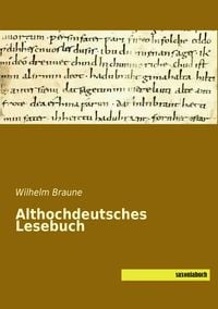 Produktbild: Althochdeutsches Lesebuch