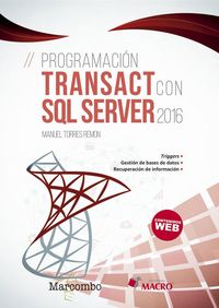 Produktbild: Programaci&oacute;n Transact con SQL Server 2016