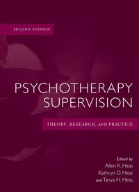 Produktbild: Psychotherapy Supervision