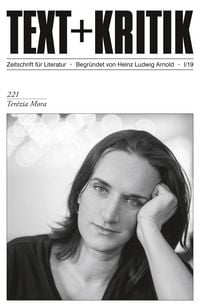 Produktbild: TEXT + KRITIK 221 - Ter&eacute;zia Mora