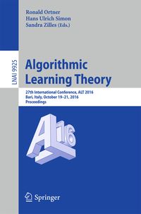Produktbild: Algorithmic Learning Theory