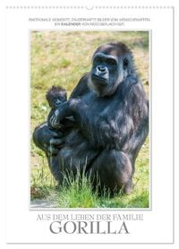 Produktbild: Emotionale Momente: Aus dem Leben der Familie Gorilla. (Wandkalender 2027 DIN A2 hoch), CALVENDO Monatskalender