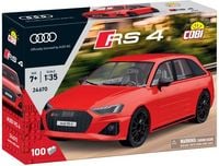 Produktbild: COBI 24670 - Audi RS 4, rot, Bausatz 1:35, 100 Klemmbausteine