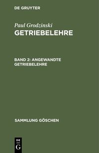 Produktbild: Angewandte Getriebelehre