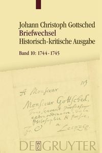 Produktbild: M&auml;rz 1744 - September 1745