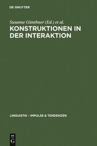 Produktbild: Konstruktionen in der Interaktion