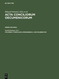 Produktbild: Concilium Lateranense a. 649 celebratum