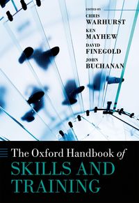 Produktbild: The Oxford Handbook of Skills and Training