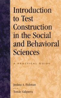 Produktbild: Introduction to Test Construction in the Social and Behavioral Sciences