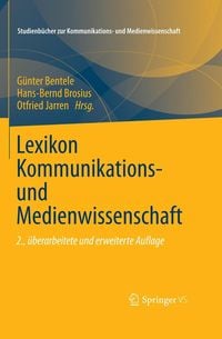 Produktbild: Lexikon Kommunikations- und Medienwissenschaft