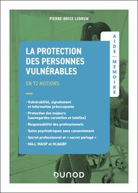 Produktbild: Aide-m&eacute;moire - La protection des personnes vuln&eacute;rables