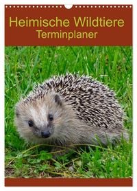 Produktbild: Heimische Wildtiere Terminplaner (Wandkalender 2026 DIN A3 hoch), CALVENDO Monatskalender