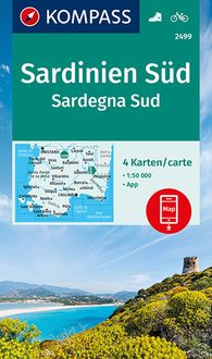 Bild vom Artikel KOMPASS Wanderkarten-Set 2499 Sardinien Süd, Sardegna Sud (4 Karten) 1:50.000 vom Autor Kompass-Karten GmbH