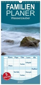 Produktbild: Familienplaner 2027 - Wasserzauber mit 5 Spalten (Wandkalender, 21 x 45 cm) CALVENDO