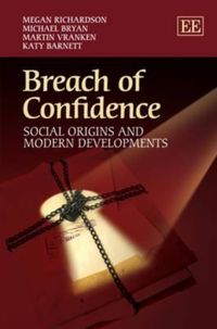 Produktbild: Richardson, M:  Breach of Confidence
