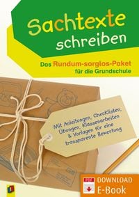 Produktbild: Sachtexte schreiben - Das Rundum-sorglos-Paket f&uuml;r die Grundschule