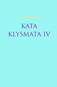 Produktbild: Tractatus nihilo-paranoicus / KATAKLYSMATA IV