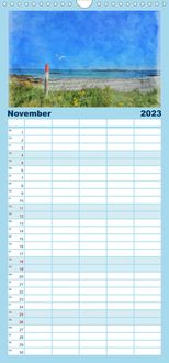 Familienplaner Soweit der Himmel reicht (Wandkalender 2023 , 21 cm x 45 cm, hoch)