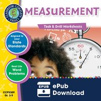 Produktbild: Measurement - Task & Drill Sheets Gr. 3-5