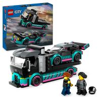Bild vom Artikel LEGO City 60406 Autotransporter mit Rennwagen, Set mit 2 Spielzeug-Autos vom Autor 