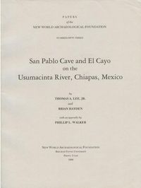 Produktbild: San Pablo Cave and El Cayo on the Usumacinta River, Chiapas, Mexico