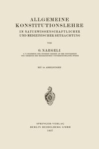 Produktbild: Allgemeine Konstitutionslehre