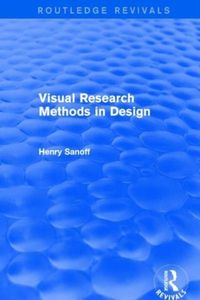 Produktbild: Sanoff, H: Visual Research Methods in Design