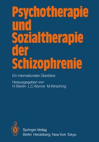 Produktbild: Psychotherapie und Sozialtherapie der Schizophrenie