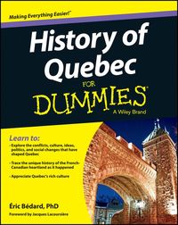 Produktbild: History of Quebec For Dummies