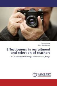 Produktbild: Gathiira, T: Effectiveness in recruitment and selection of t