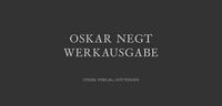 Produktbild: Oskar Negt | Werkausgabe