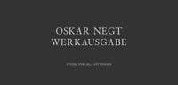 Produktbild: Oskar Negt &brvbar; Werkausgabe