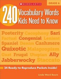 Produktbild: 240 Vocabulary Words Kids Need to Know: Grade 6
