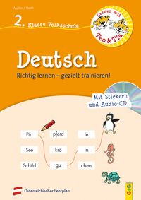 Produktbild: Lernen mit Teo und Tia Deutsch &ndash; 2. Klasse Volksschule mit CD