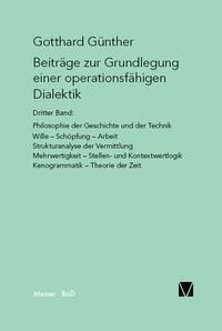 Produktbild: Beitr&auml;ge zur Grundlegung einer operationsf&auml;higen Dialektik (III)