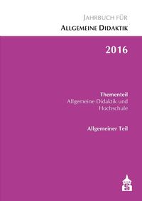 Produktbild: Jahrbuch f&uuml;r Allgemeine Didaktik 2016