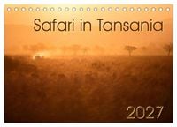 Produktbild: Safari in Tansania (Tischkalender 2027 DIN A5 quer), CALVENDO Monatskalender