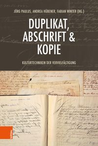 Produktbild: Duplikat, Abschrift & Kopie