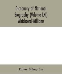 Produktbild: Dictionary Of National Biography (Volume Lxi) Whichcord-Williams