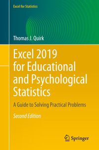 Produktbild: Excel 2019 for Educational and Psychological Statistics