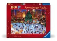 Produktbild: Weihnachtspuzzle 1000 Teile - Weihnachtszauber am Rockefeller Center