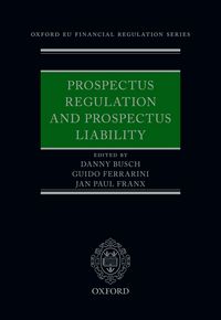 Produktbild: Prospectus Regulation and Prospectus Liability