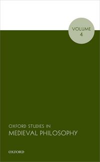 Produktbild: Oxford Studies in Medieval Philosophy, Volume 4