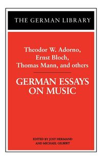 Produktbild: German Essays on Music