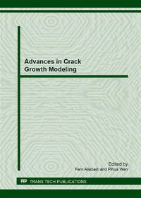 Produktbild: Advances in Crack Growth Modeling